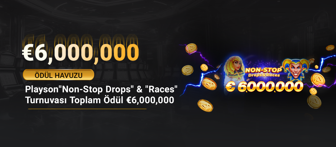 Playson Non-Stop Drop Turnuvası